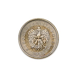 1Â grosz denomination circulation coin of Poland